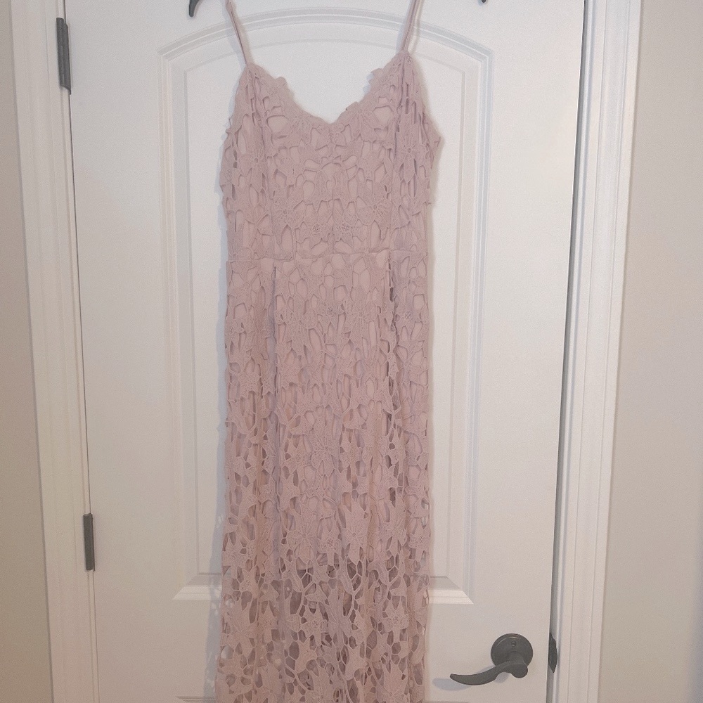 Express Pink Lace Dress
